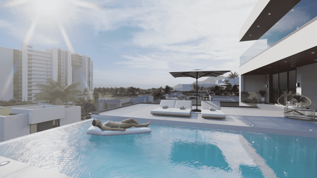 villas de luxe aqua resort sint maarten developpement immobilier