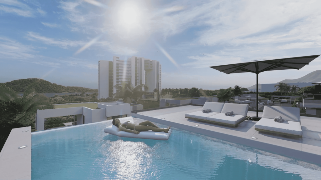 villas de luxe aqua resort sint maarten developpement immobilier